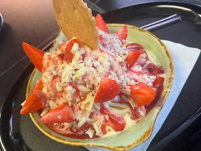 Spaghettieis Spezialität